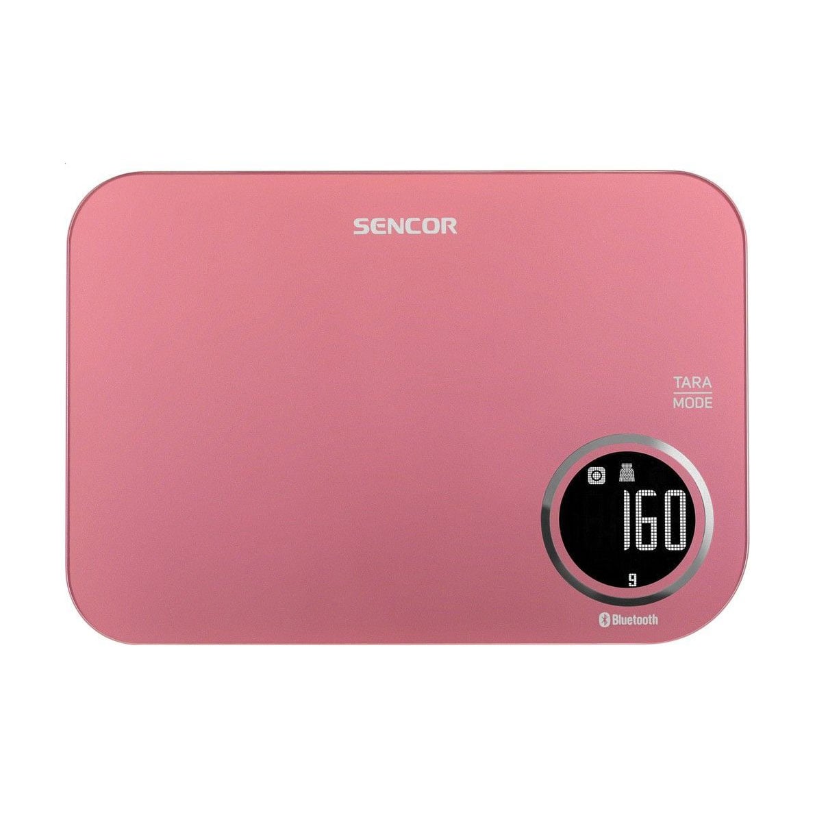 Ваги кухонні Sencor Metallic Smart Bluetooth Kitchen Scale, червоні (SKS7074RD)